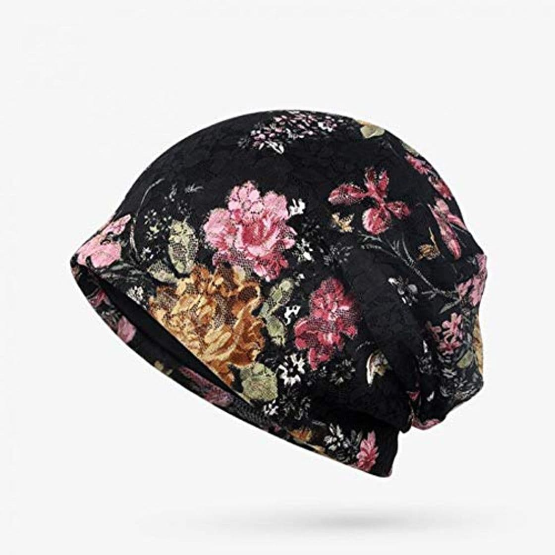 Fashion YLNNB Sombreros para El Verano Otoño Thin Beanie Gorro De Punto Flor De Encaje Bonnet Moda Skullies Mujer Gorro Feminino Chapeu