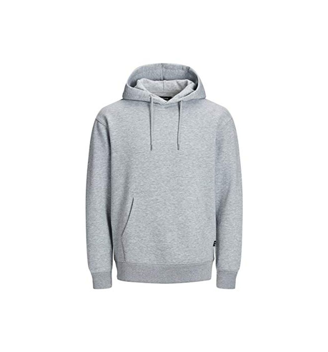 Fashion Jack & Jones Jjesoft Sweat Hood Noos Capucha, Gris