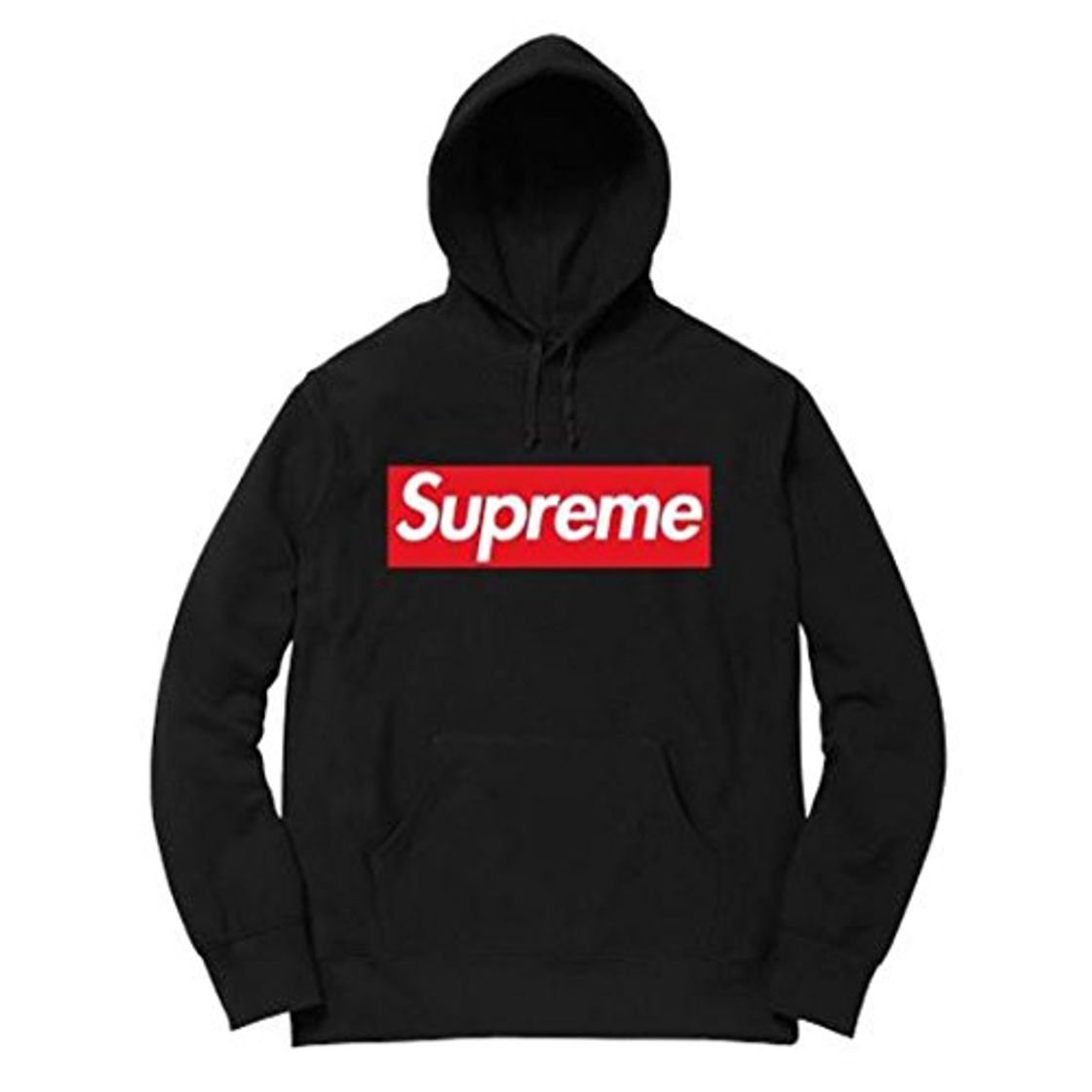 Fashion Supreme Spain -Sudadera SFU08 Hoodie Sweatshirt Black -Sudadera con Capucha Unisex