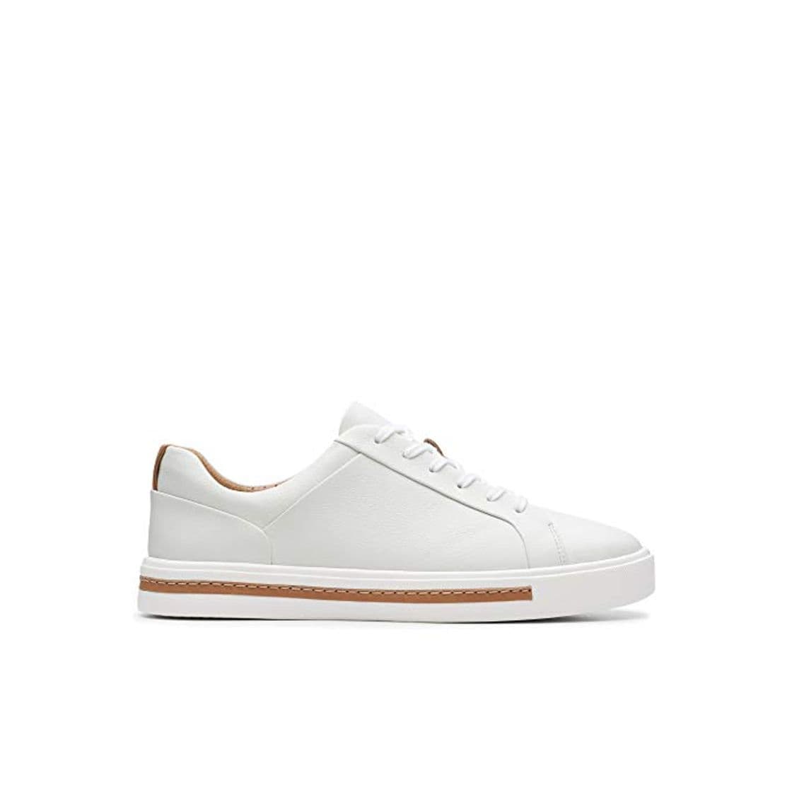 Fashion Clarks Un Maui Lace, Zapatos de Cordones Derby para Mujer, Blanco