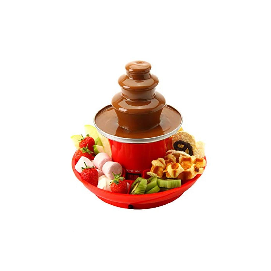 Product Fuente de Chocolate Gourmet Global Mini Juego de Fondue con Bandeja de