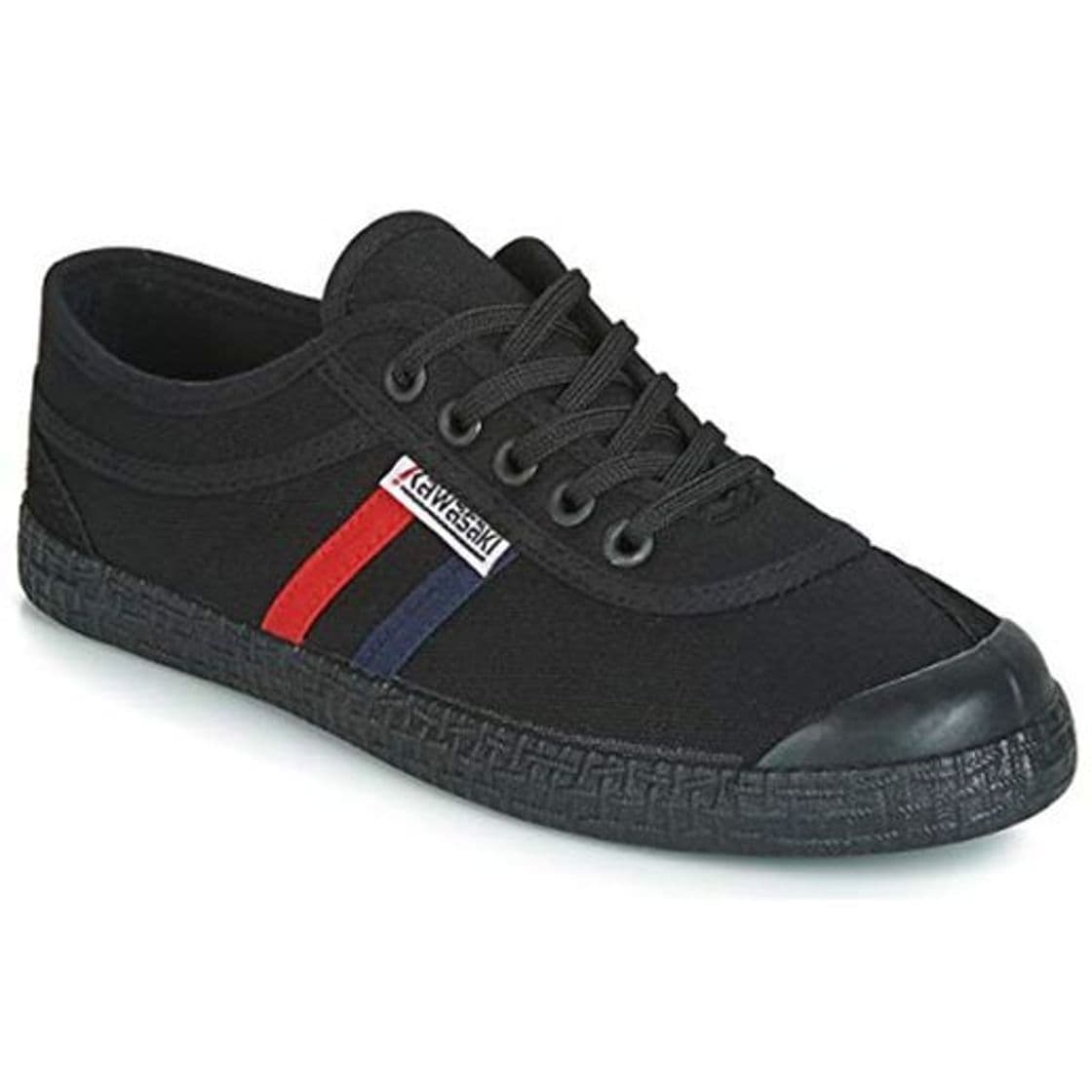 Moda Kawasaki Unisex Retro Canvas Shoe Black