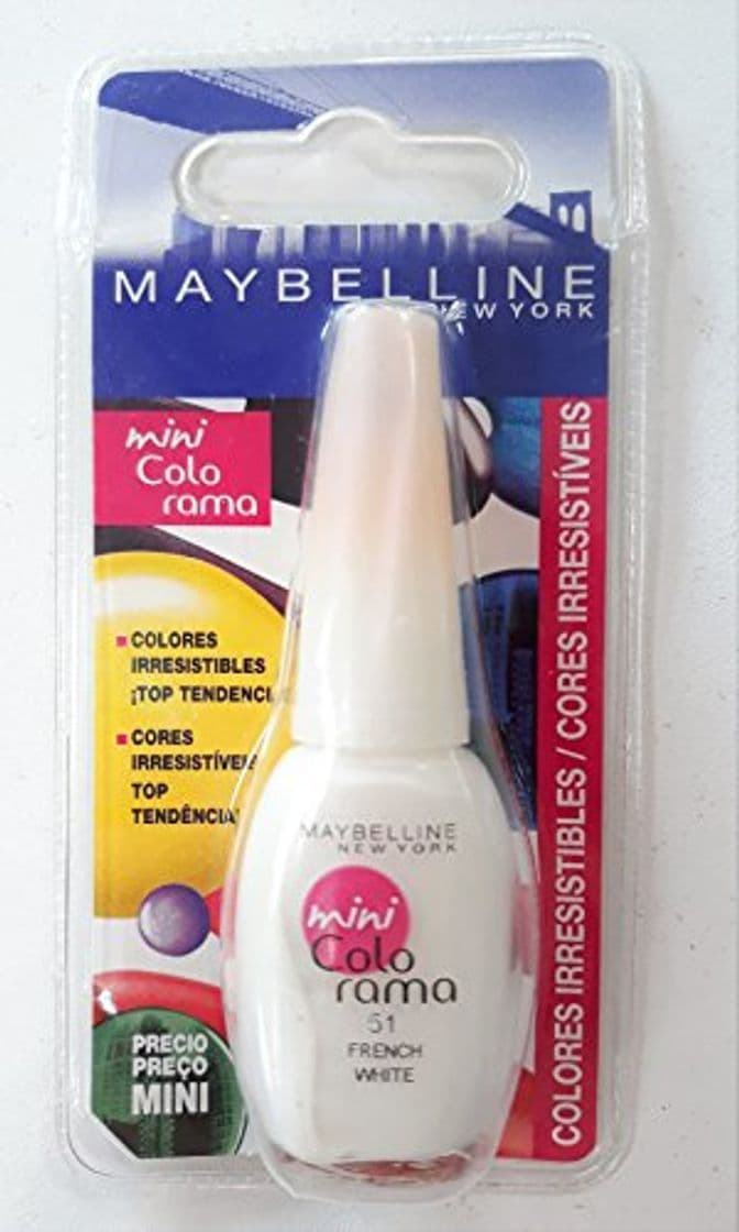 Producto Maybelline Mini Colorama Esmalte de uñas 51 French White 7