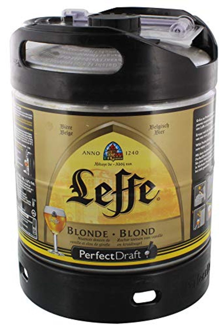 Producto Leffe cerveza de Bélgica Perfect Draft 6 litros barril 6