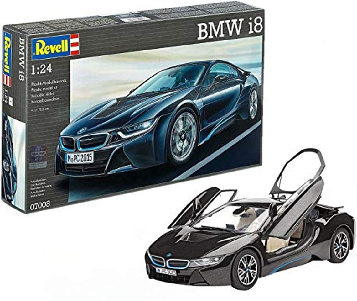 Product Revell- BMW i8 Maqueta Coche, Color Negro