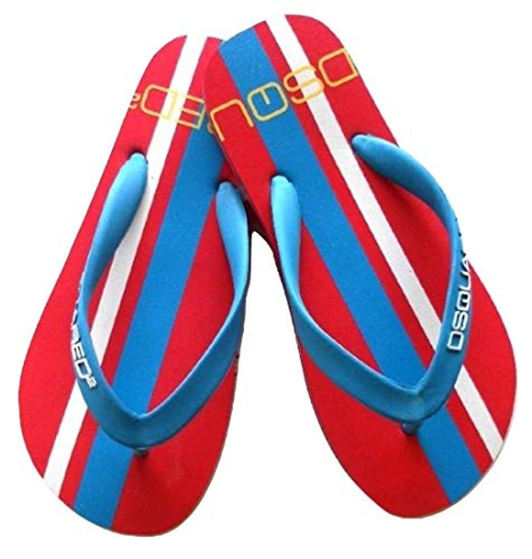 Fashion dsquared Chanclas Flip Flop Unisex Art. S10 l005 V942 Rojo Rojo Size