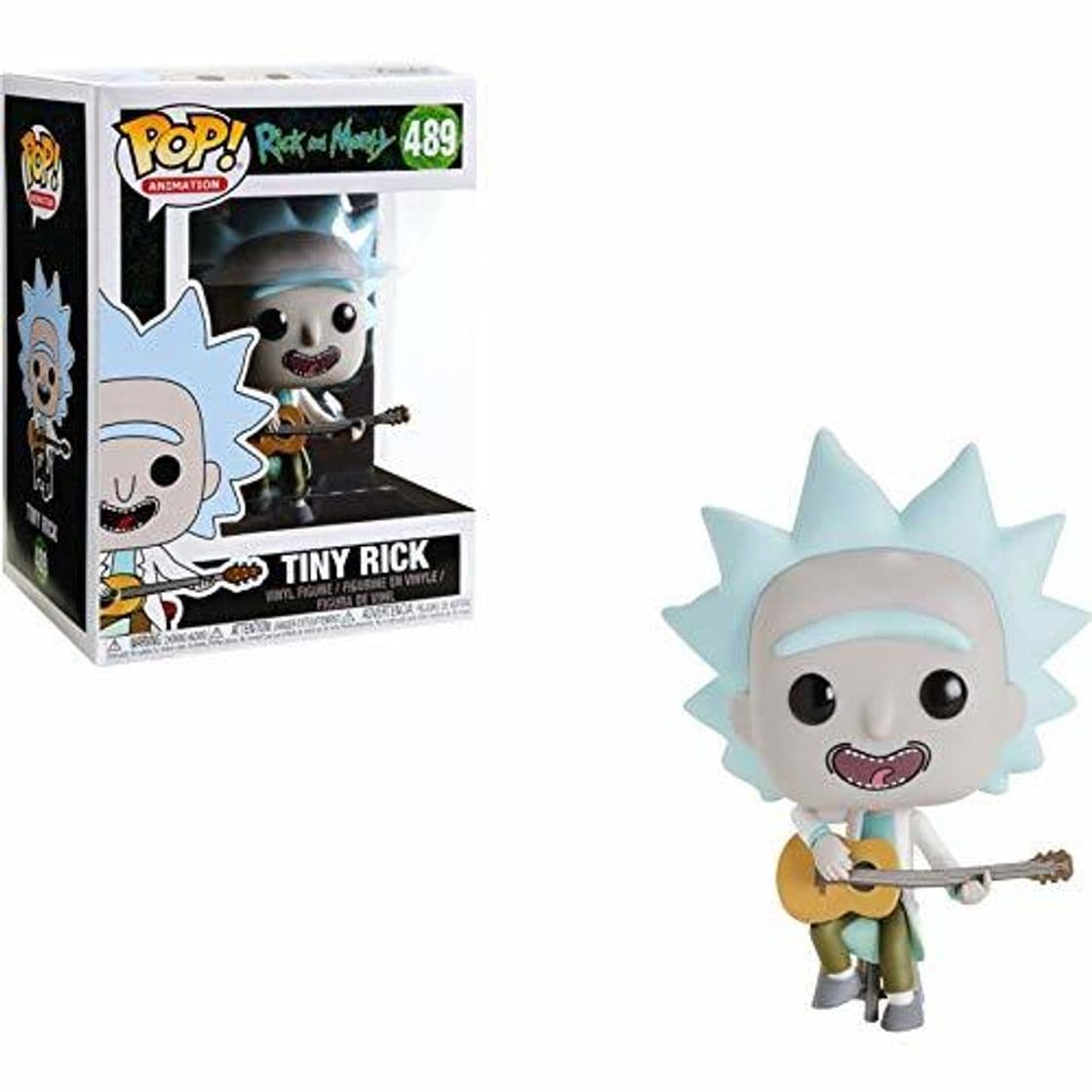 Juego Funko Rick & Morty Pop Tiny Rick w/Guitarra, Multicolor, Estándar