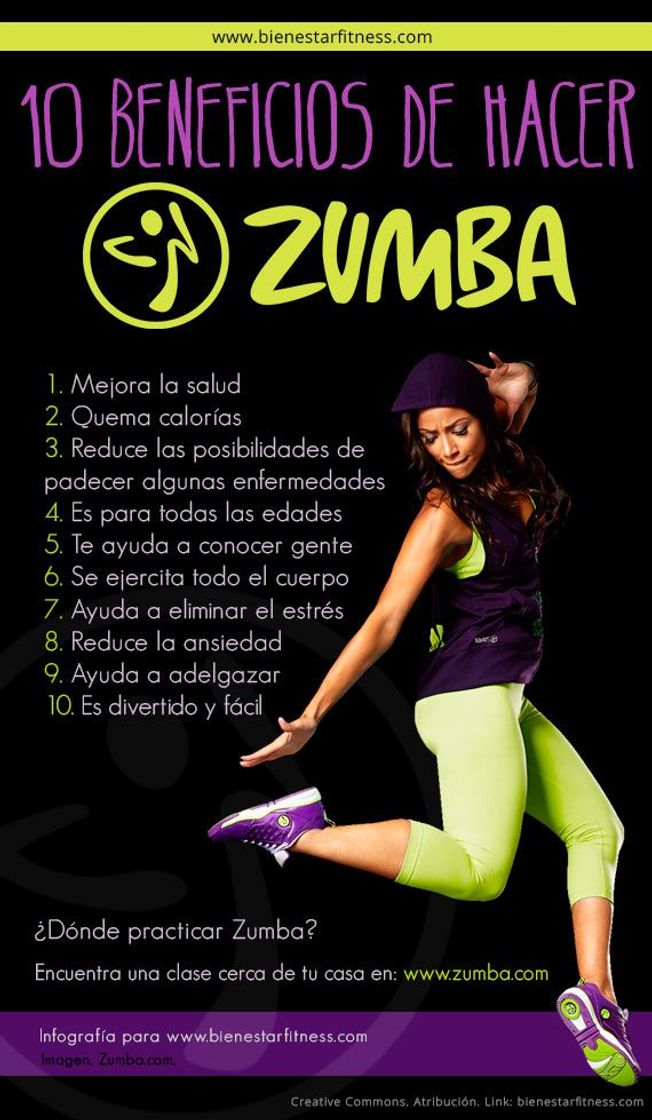 Moda 10 beneficios de hacer Zumba