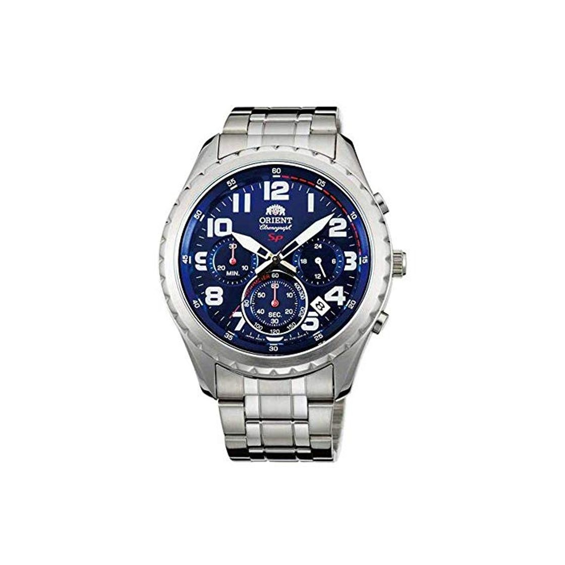 Producto Orient Reloj Cronógrafo para Hombre de Cuarzo con Correa en Acero Inoxidable FKV01002D0