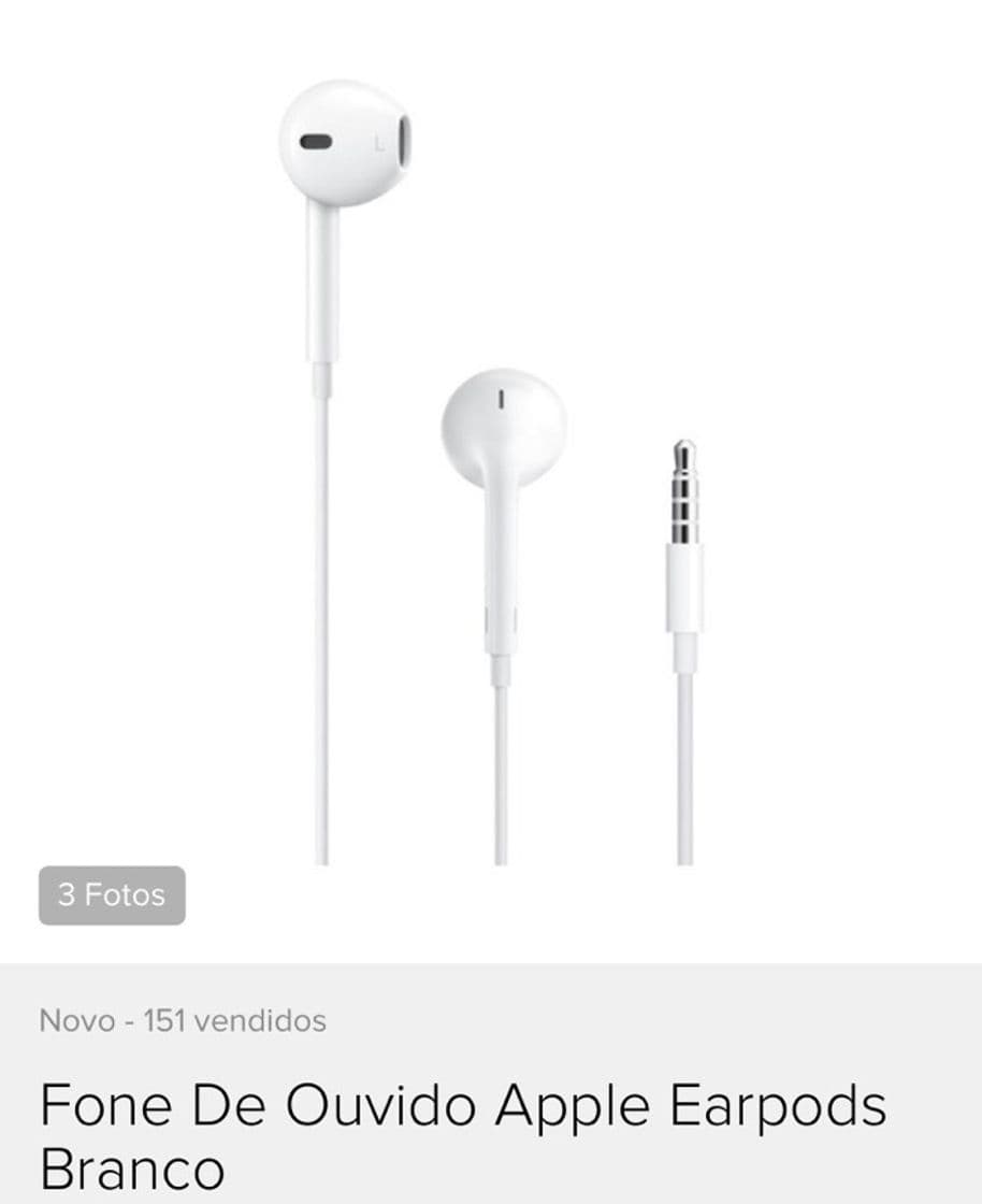 Fashion Fones de ouvido - Earpods