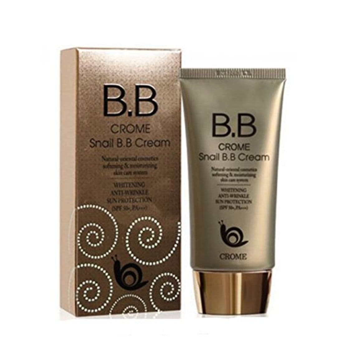 Product Crome Snail B.b Cream 50ml / Whitening,anti-wrinkle,sun Protection (Spf 50