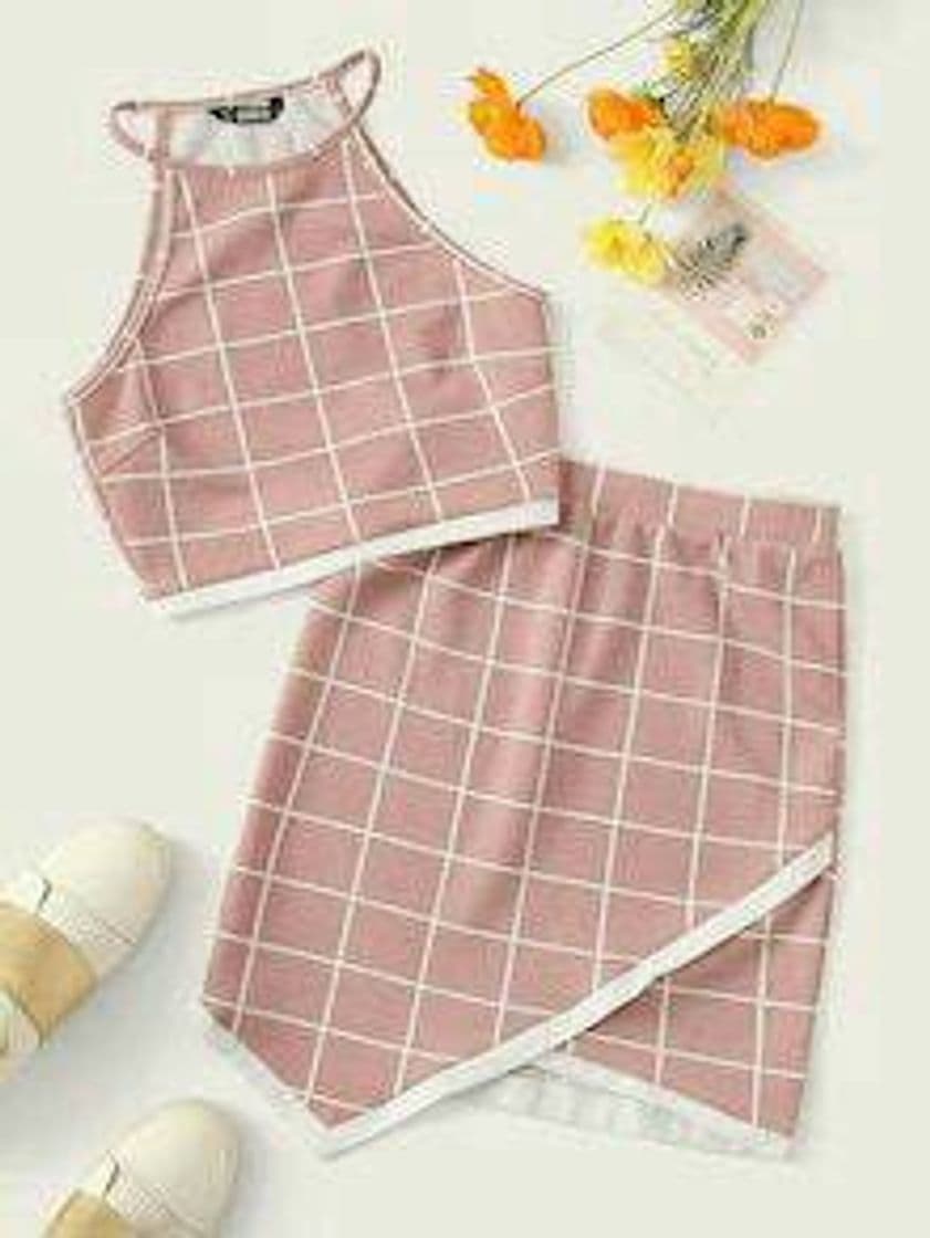 Fashion Conjunto rosa