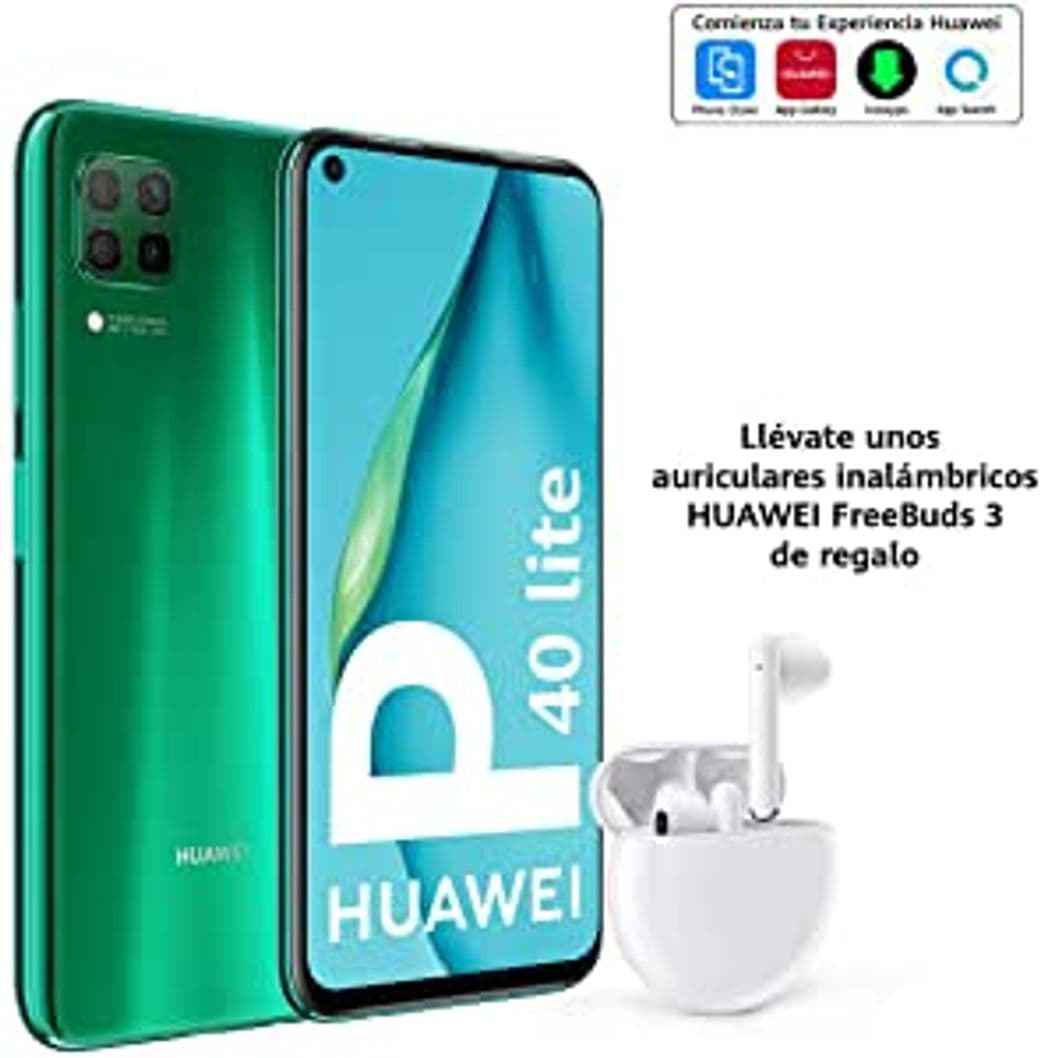 Producto HUAWEI P40 Lite - Smartphone 6.4" (Kirin 810, 6GB RAM,128GB ROM, Cuádruple