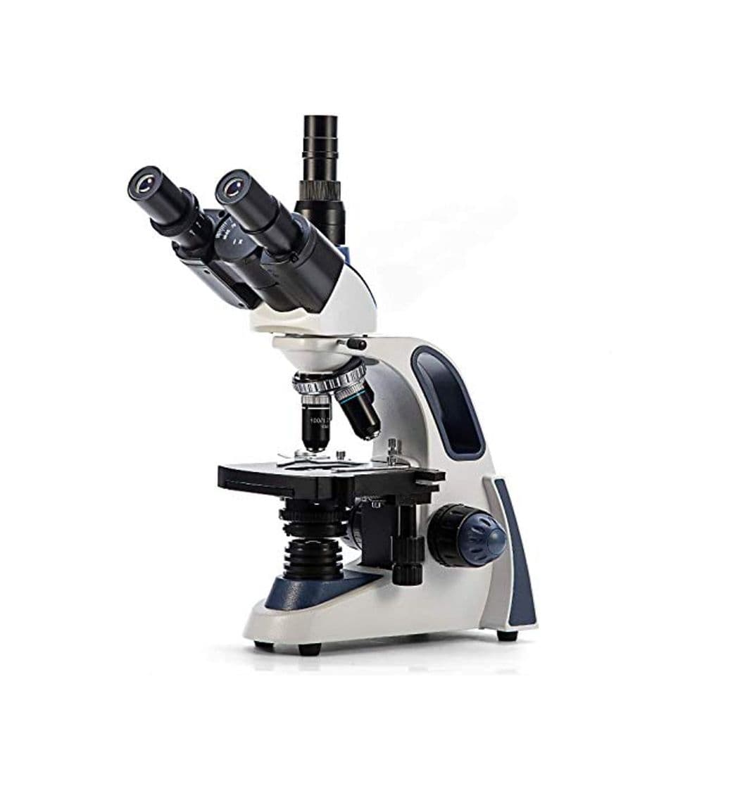 Product SWIFT microscopio trinocular compuesto SW380T, 40X-2500X, calidad de investigación, cabeza Siedentopf, oculares