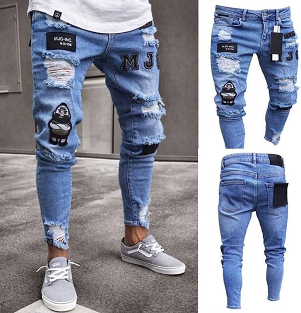 Moda 🚶‍♂️Pantalón largo Jean 👖