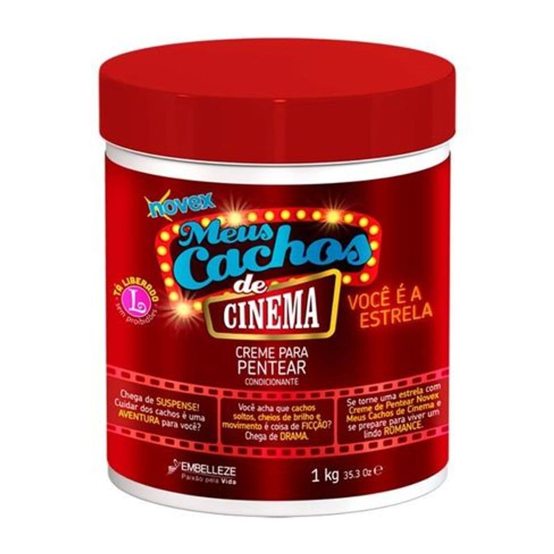 Fashion Novex creme de pentear Meus Cachos de Cinema 