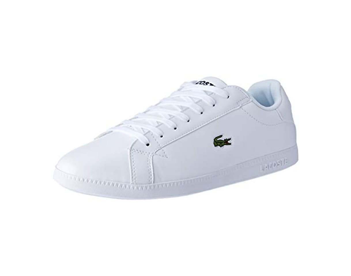 Fashion Lacoste Sport Carnaby Evo Bl 1 Spj, Bajos infantil, Multicolor (Wht/Nvy), 35 EU (2.5 UK)