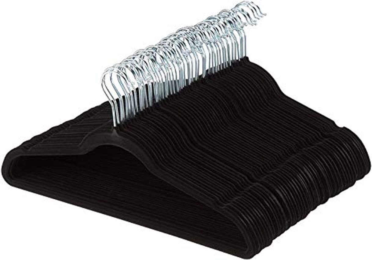 Product AmazonBasics - Perchas de terciopelo para trajes - Paquete de 100