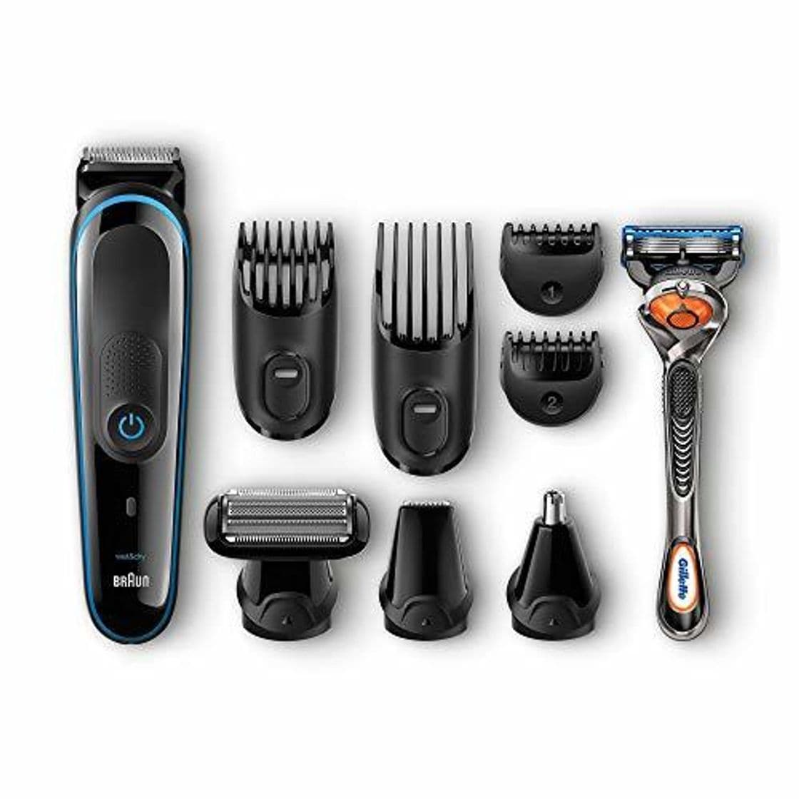 Belleza Braun MGK3080 - Set de afeitado multifunción 9 en 1