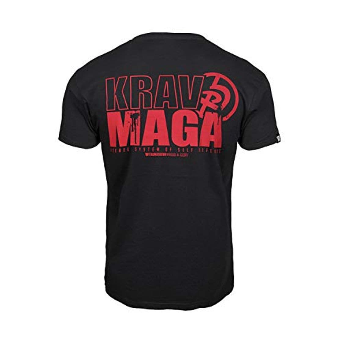 Moda Pulgares Down Krav Maga Camiseta Israel Sistema de Auto Defensa MMA. Gimnasio