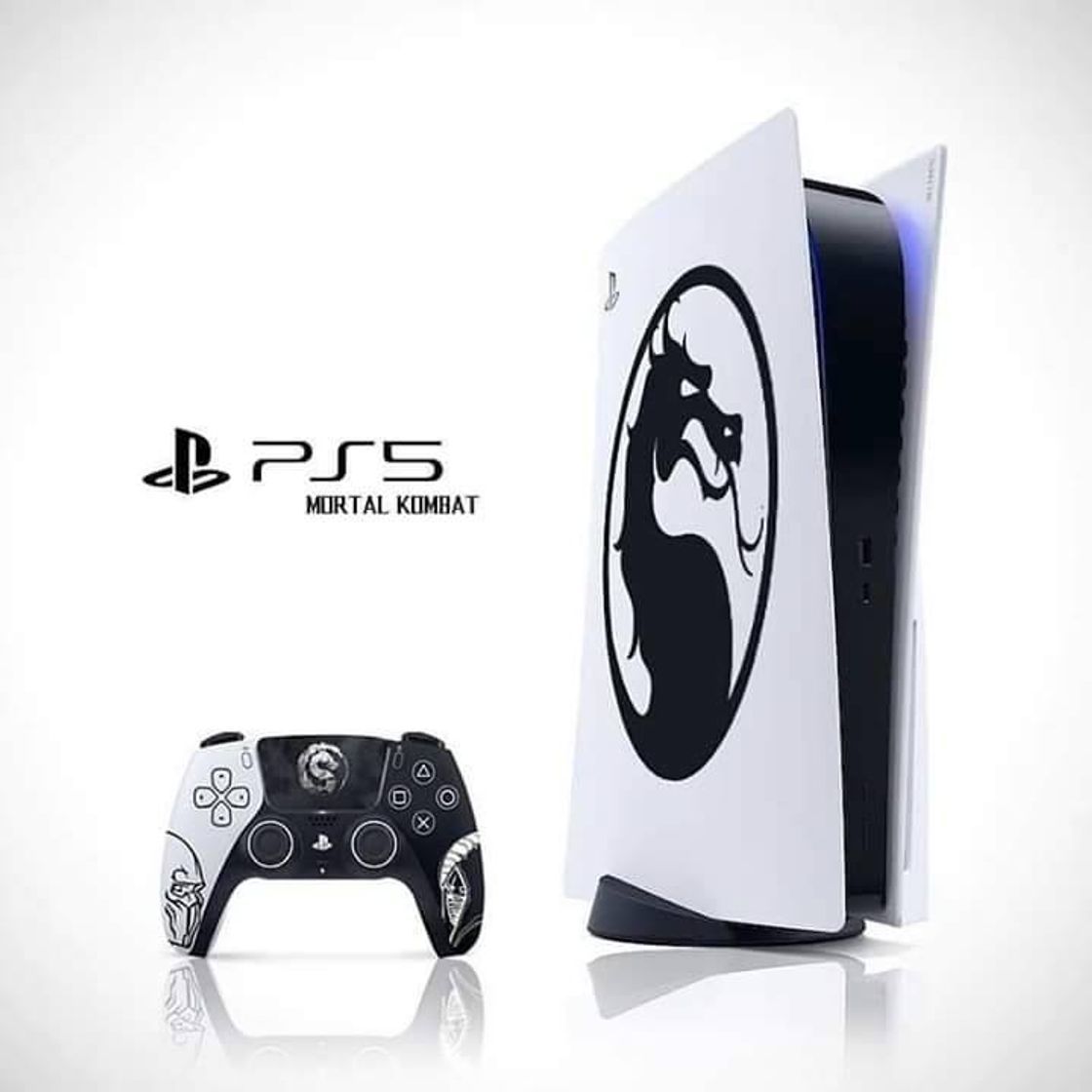 Fashion PS5 MORTAL KOMBAT ⚪⚫