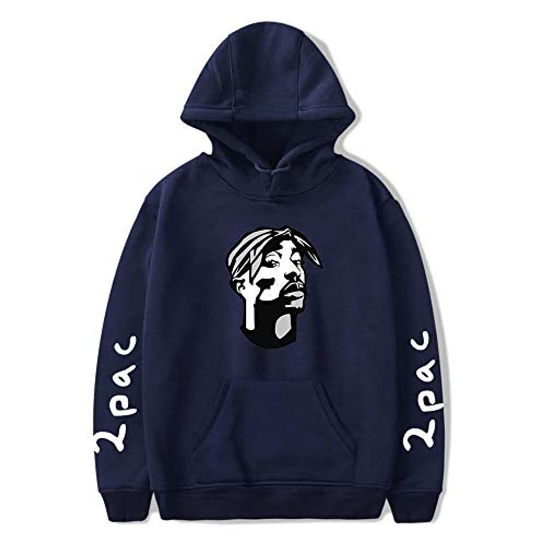 Fashion 2PAC Sudaderas con Capucha Hip Hop Rapper 2PAC Sudadera 2PAC Hoody Manga Larga Sudaderas Jerseys Abrigos Hoodies