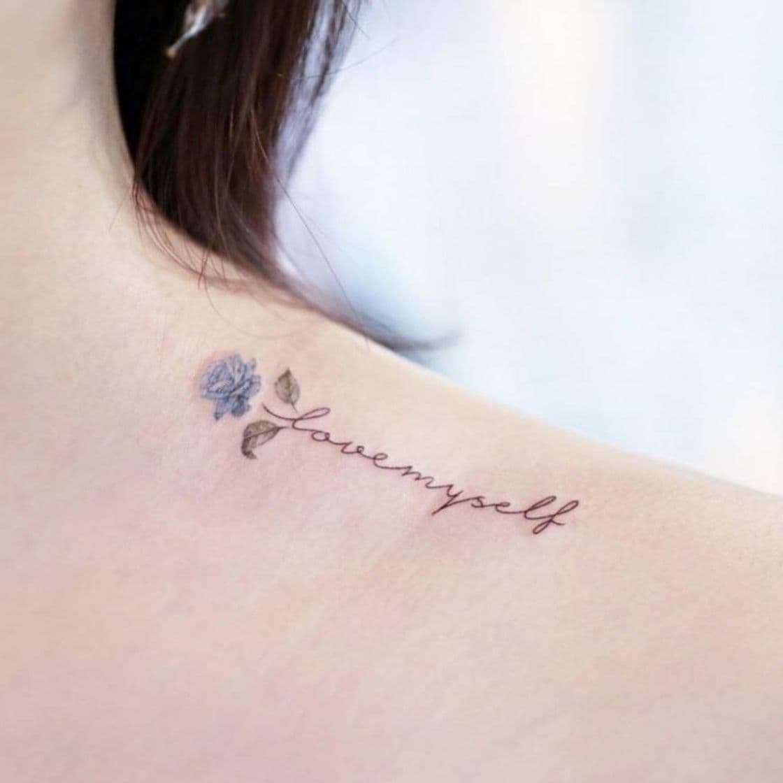 Moda 🌷lovemyself tattoo