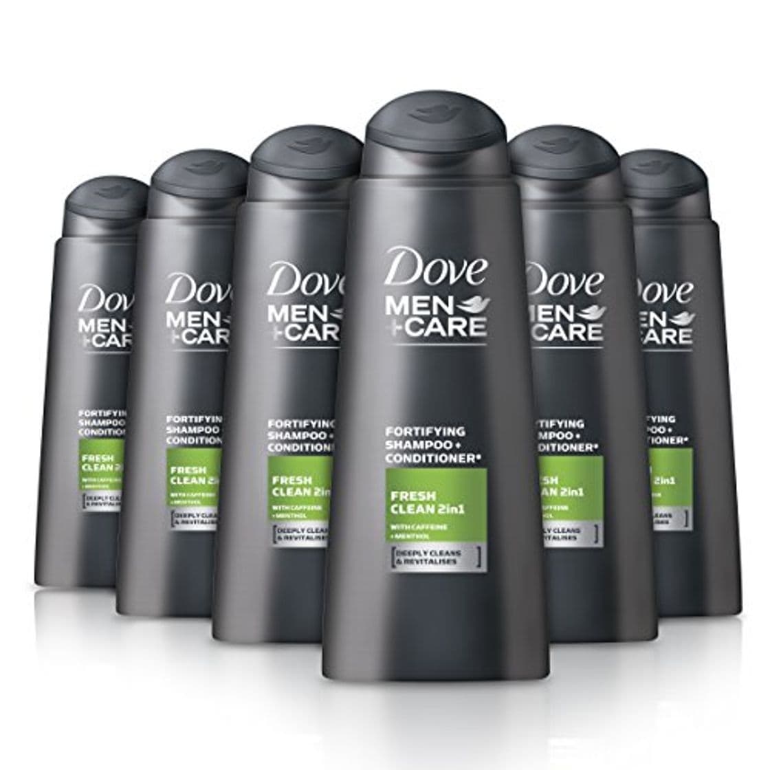 Belleza Dove Men+Care - Champú y acondicionador 2 en 1 Fresh Clean, 400 ml