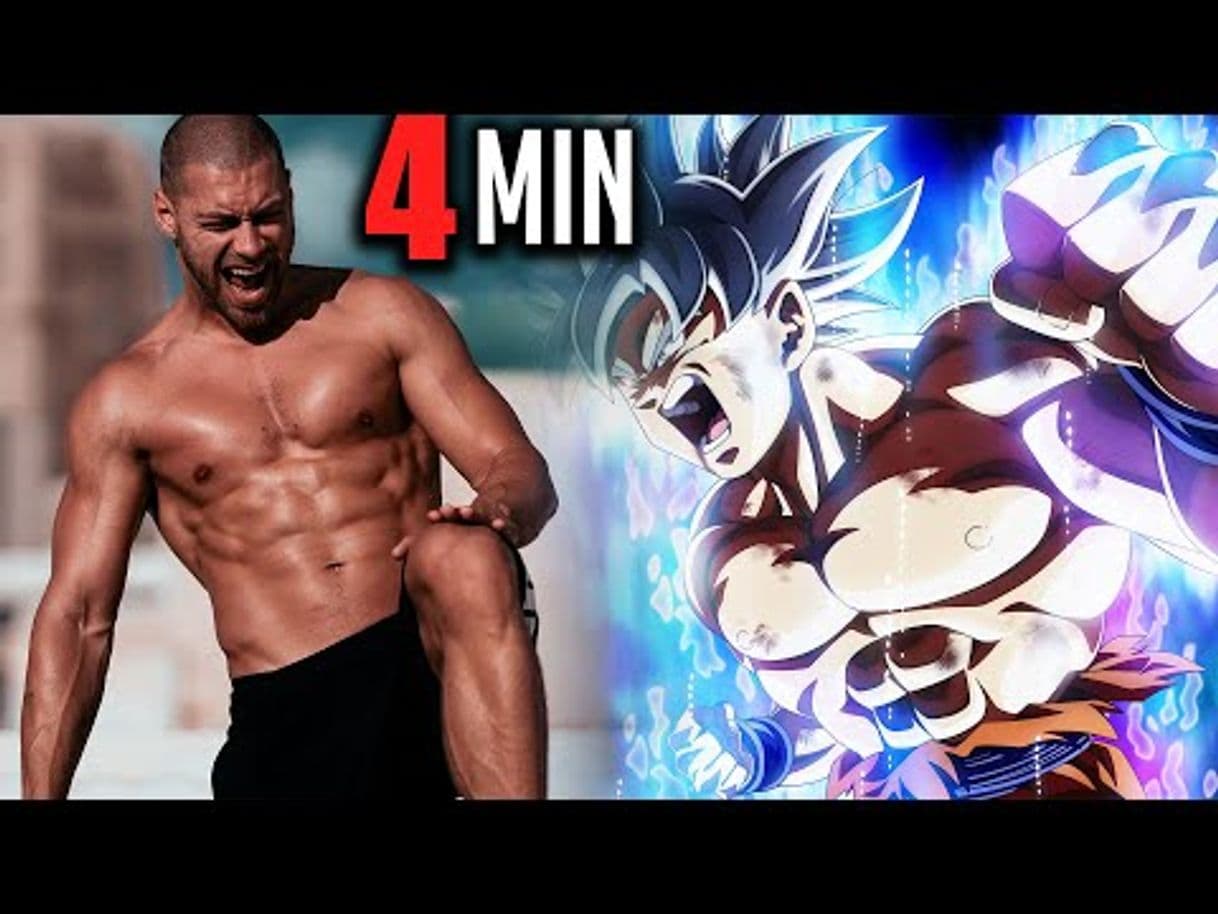 Fashion Rutina de Abdominales de 4 Minutos al estilo Saiyajin 