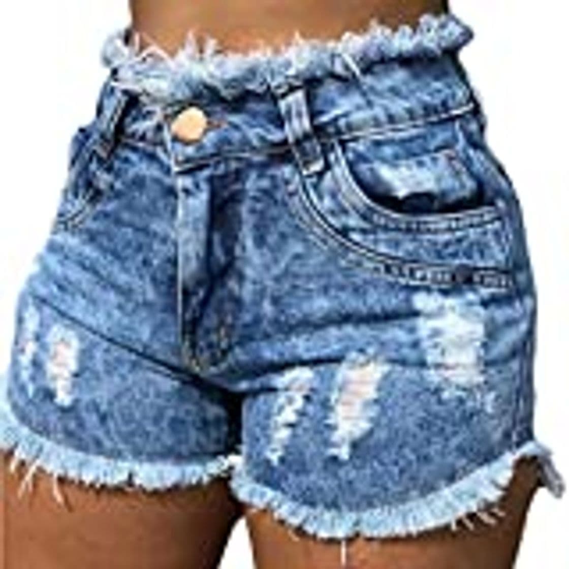 Fashion NSDKFF Pantalones Cortos De Mujer Denim Shorts Deshilachados Mujer Vaqueros Corto De