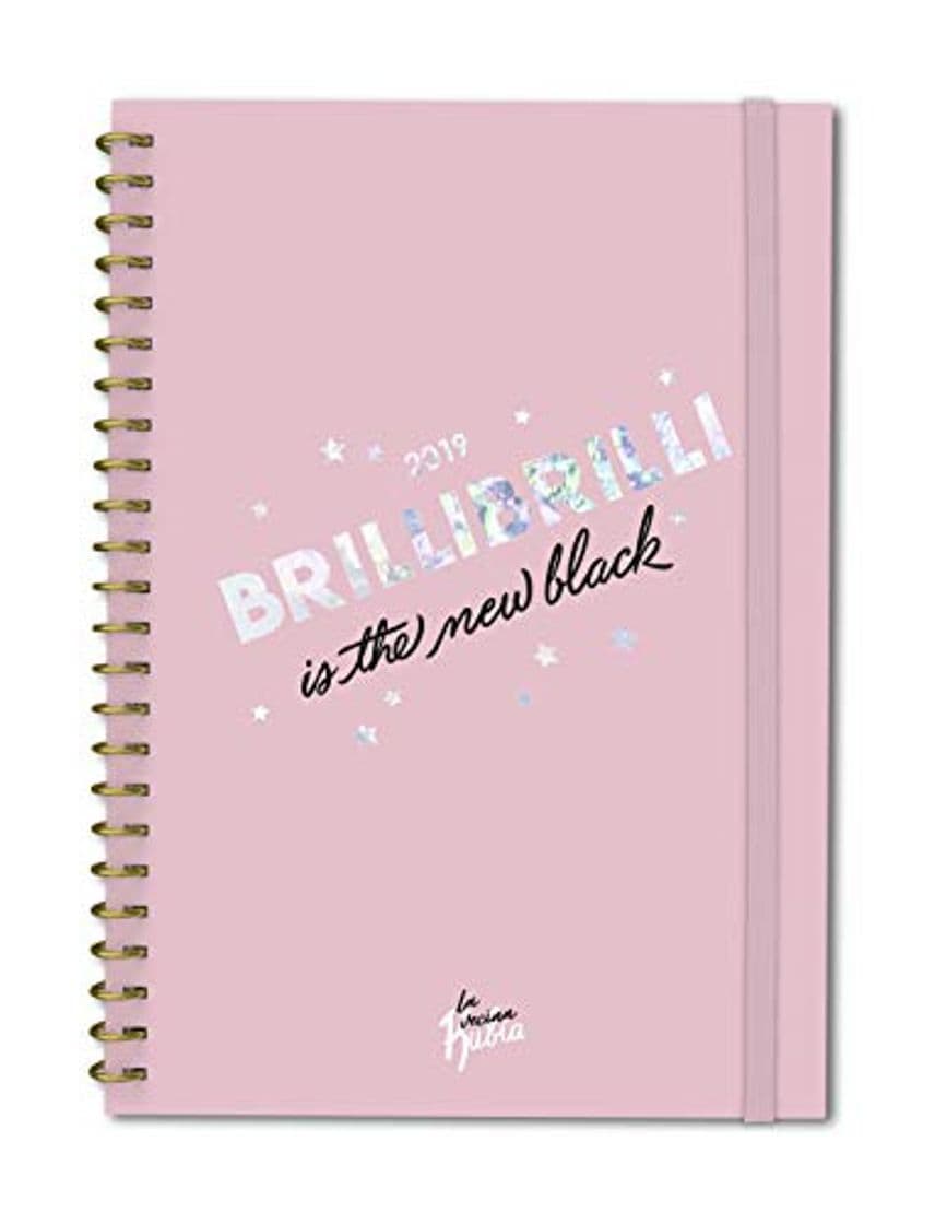 Libro Agenda anual semana/vista Vecina Rubia 2019: Brilli brilli is the new black