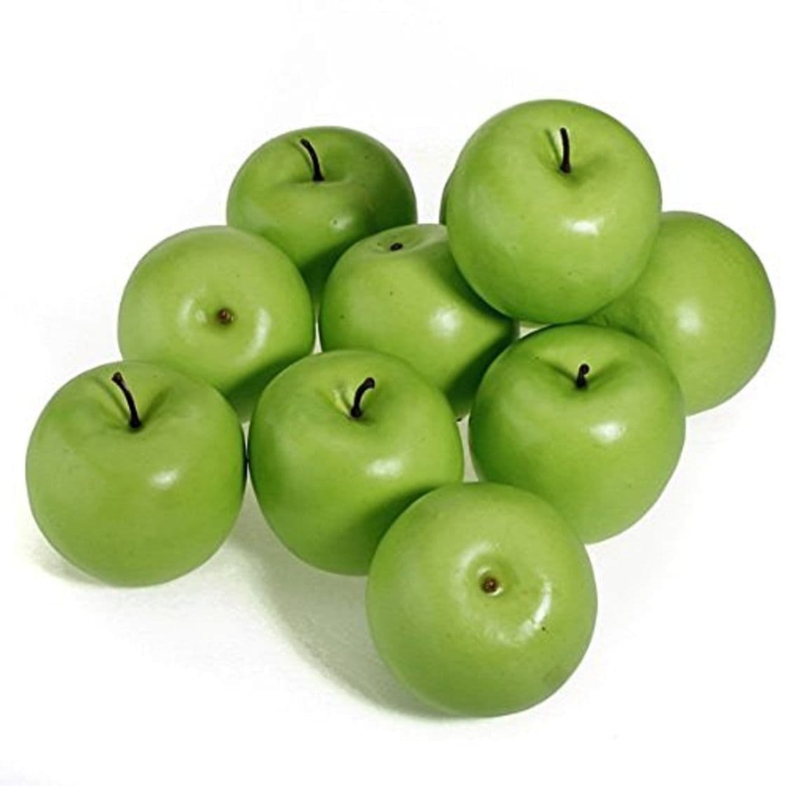 Producto Grifri 12 Unidades Decorativos Grandes Artificiales Falso Verdes Frutas Manzana plástico Home Party Decor