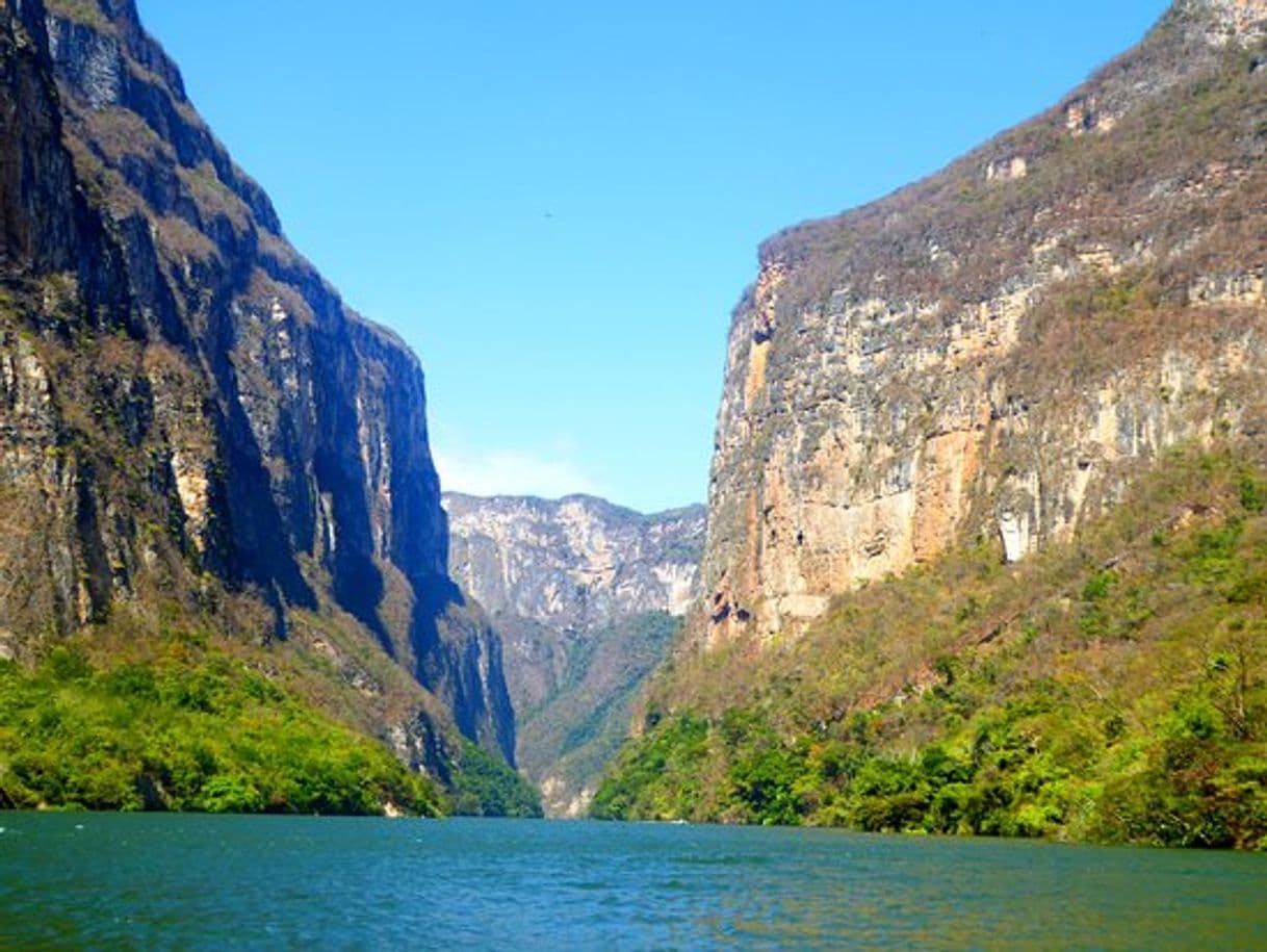 Lugar Cañón del Sumidero, Chiapas.