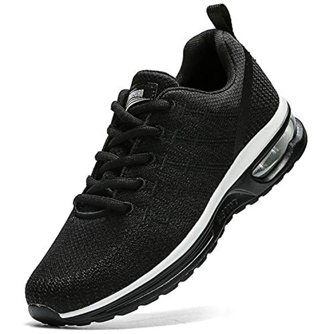 Fashion Damyuan Zapatos Correr para Hombres Casual Running Tenis Sneakers Deportivas Gimnasio Gym Trail Fitness Sport Zapatillas Transpirables Plataforma Trekking Calzado Negro 45 EU