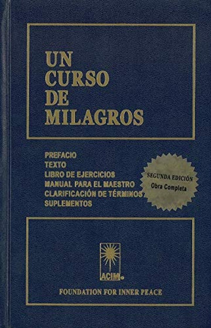 Libro Un curso de milagros