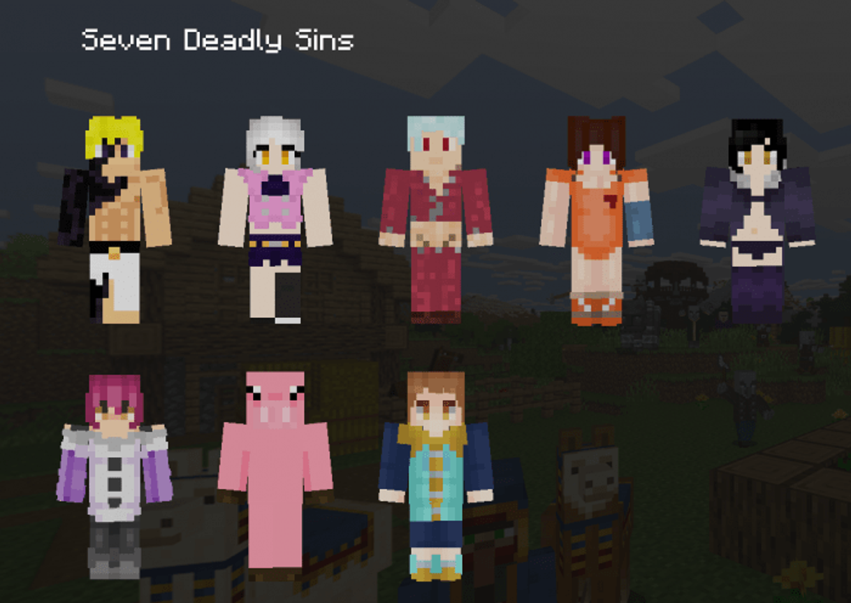 App skin nanatsu no taizai minecraft