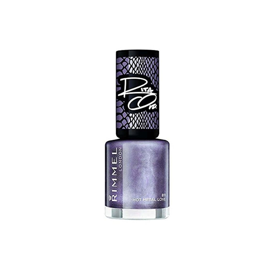 Product Rimmel Nail Polish 60 Seconds Super Shine By Rita Ora 811 Hot Metal Love Lakier do paznokci 8ml