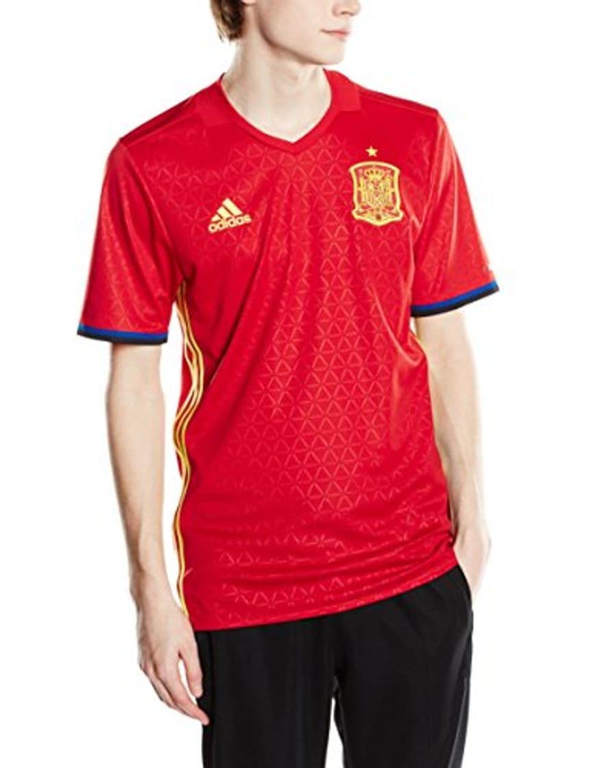 Fashion adidas UEFA Euro 2016 Spain Home Authentic Player Camiseta, Hombre, Rojo/Amarillo/Azul