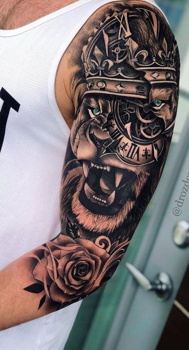 Moda TATUAGEM DE LEÃO