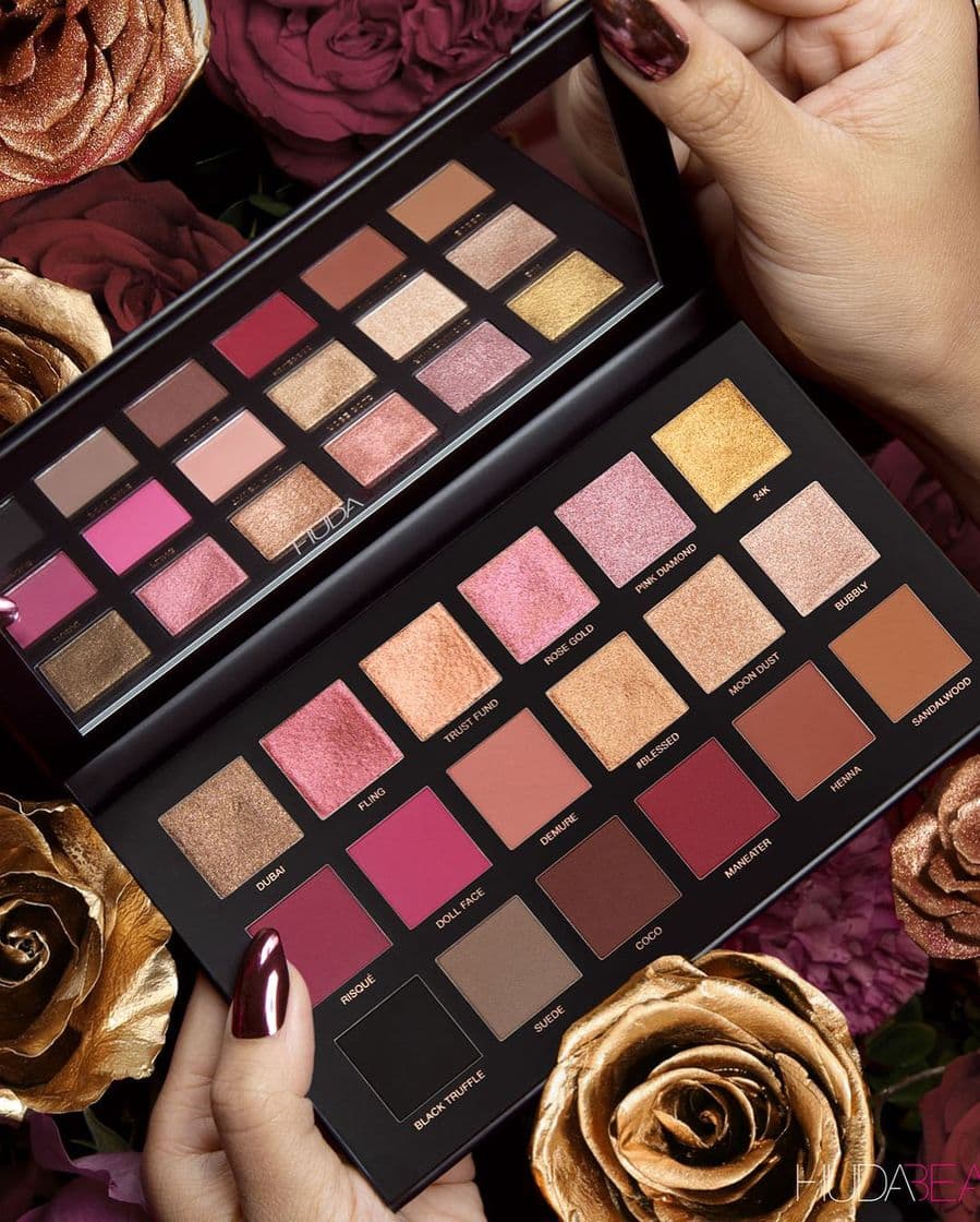 Fashion Rose Gold Palette Remastered - Paleta de sombra de ojos of HUDA