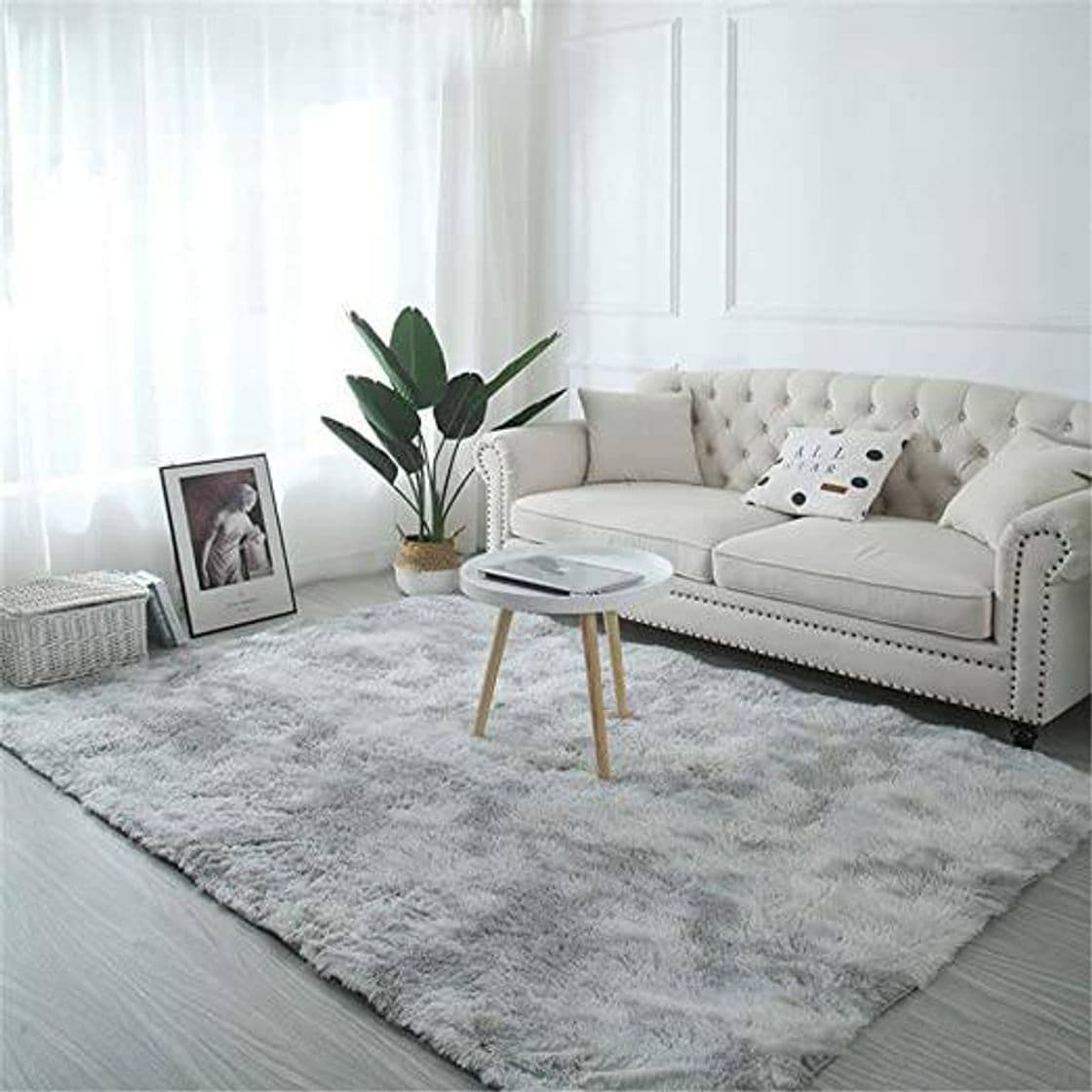 Producto LIYINGKEJI Alfombras Modernas Super Suaves de la Pelusa, 80X120 CM, Dormitorio Sala