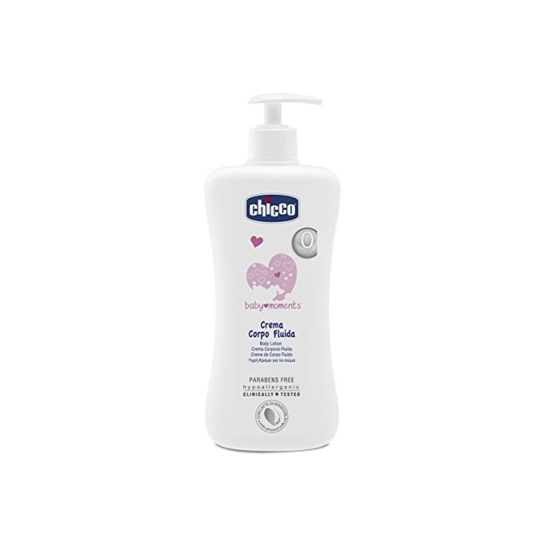 Producto Chicco baby moments - Crema corporal fluida