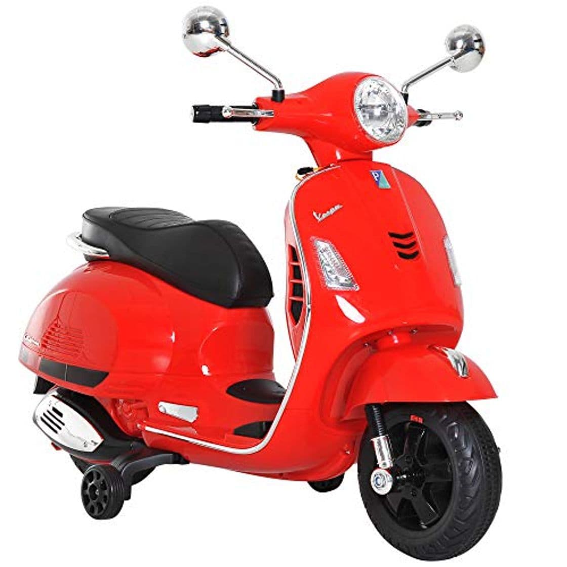 Place HOMCOM Moto Eléctrica Infantil Coche Triciclo para Niños 3-6 Años Carga 30kg