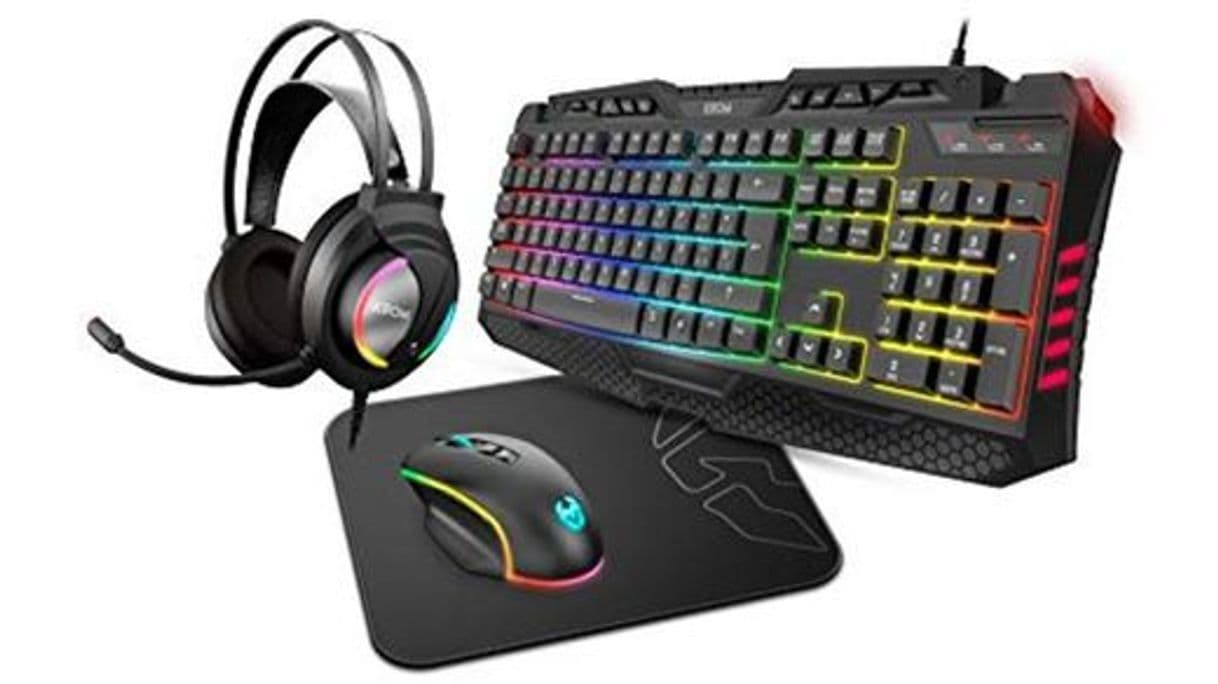 Product Pack Combo Gaming Krom KRITIC SP -NXKROMKRITICSP- RGB