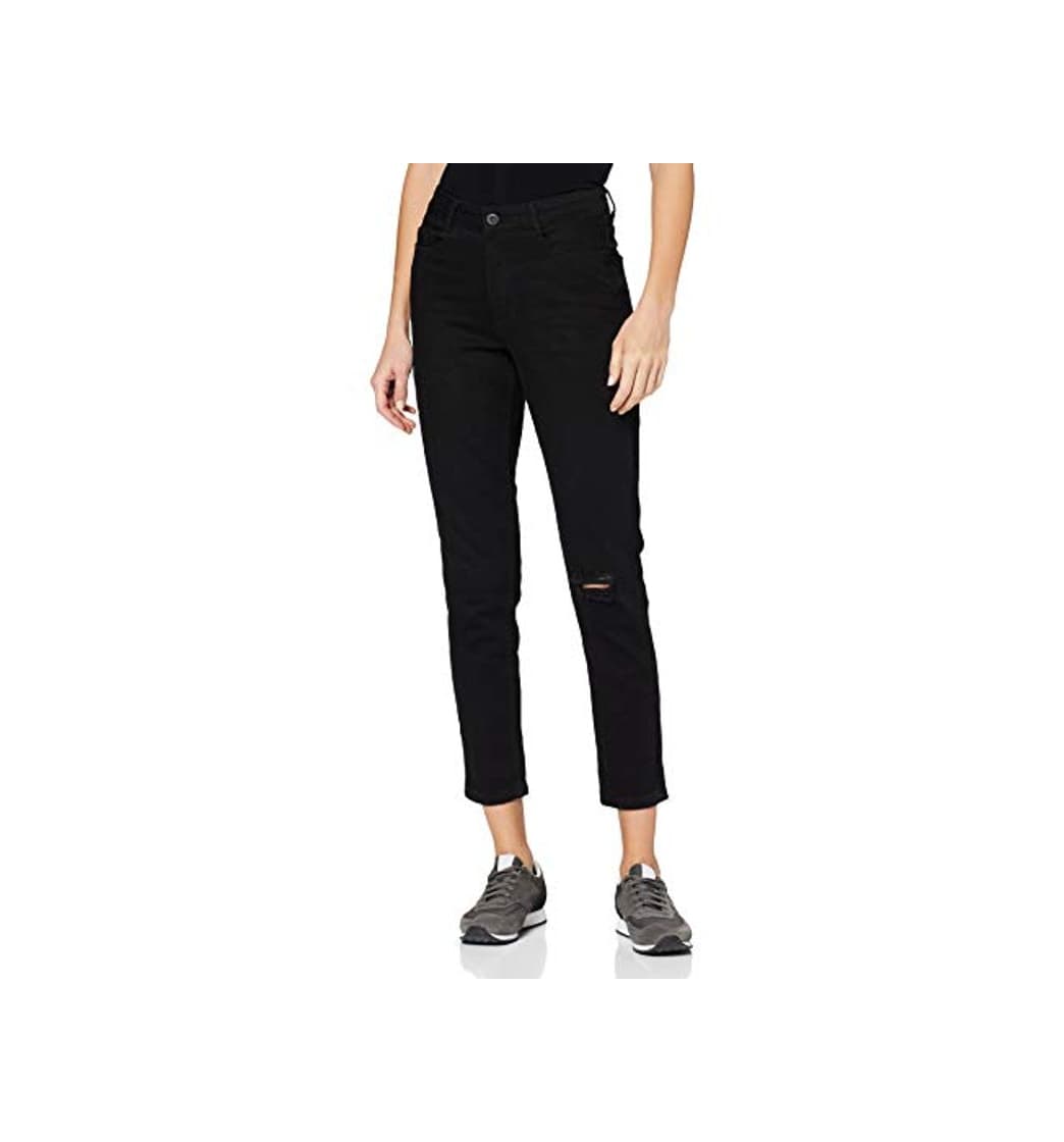 Fashion Dorothy Perkins Mom Jean-Regular Length Vaqueros Skinny, Negro