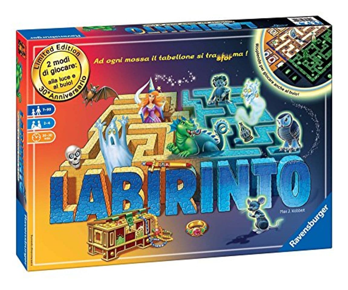 Lugar Ravensburger Labirinto Glow in The Dark Niños y Adultos Viajes/Aventuras - Juego