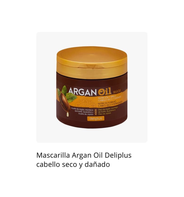 Product Mascarilla aceite de argan