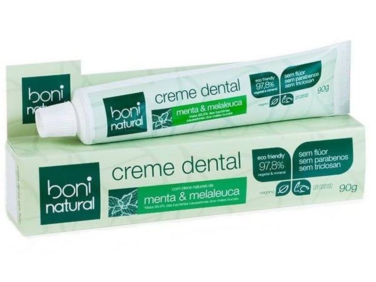 Fashion Boni Natural Creme Dental C/ Óleos Essenciais 90g