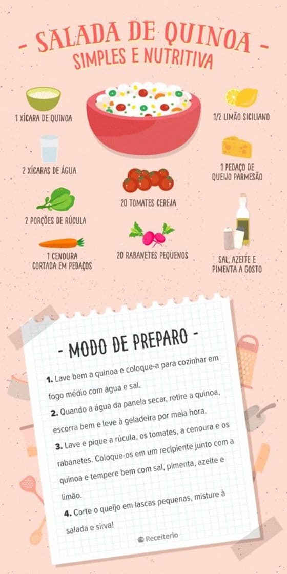 Moda Salada de quinoa 