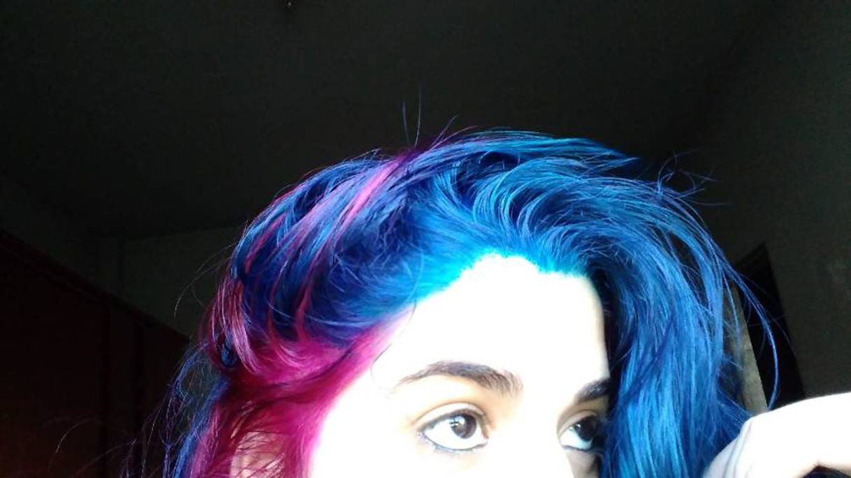 Moda Cabelo Azul e Rosa